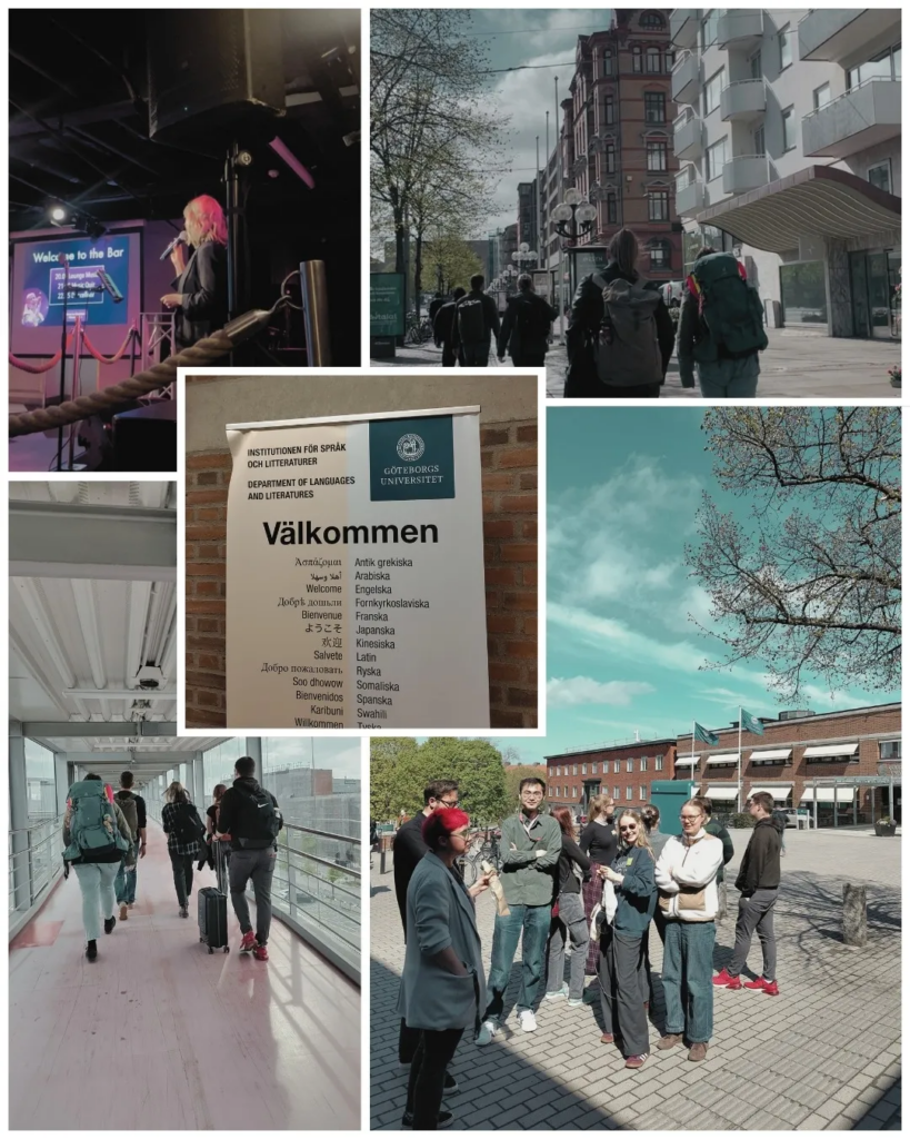 international unterwegs