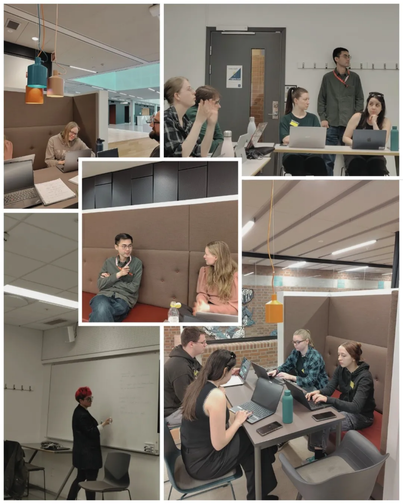 intensive Arbeit auf dem Göteborger Campus